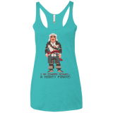 T-Shirts Tahiti Blue / X-Small A Mighty Pirate Women's Triblend Racerback Tank