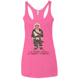 T-Shirts Vintage Pink / X-Small A Mighty Pirate Women's Triblend Racerback Tank