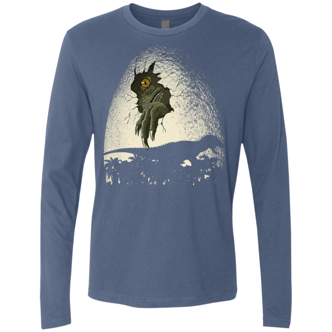 T-Shirts Indigo / S A Nightmare is Born Men's Premium Long Sleeve