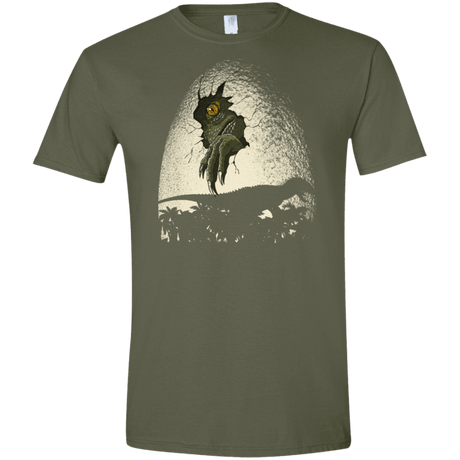 T-Shirts Military Green / S A Nightmare is Born Men's Semi-Fitted Softstyle