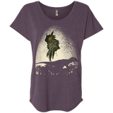 T-Shirts Vintage Purple / X-Small A Nightmare is Born Triblend Dolman Sleeve