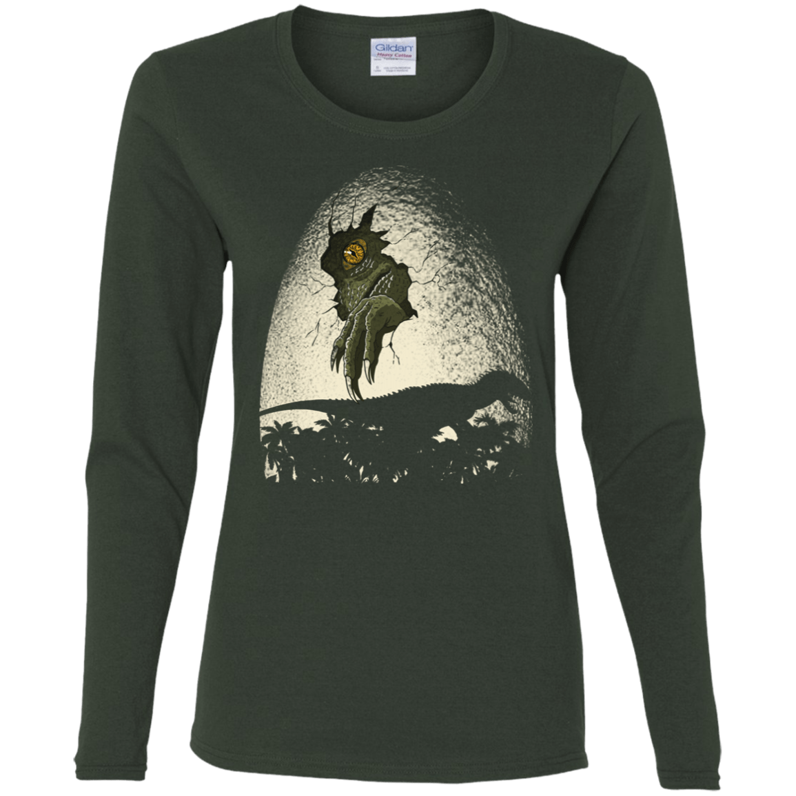 T-Shirts Forest / S A Nightmare is Born Women's Long Sleeve T-Shirt