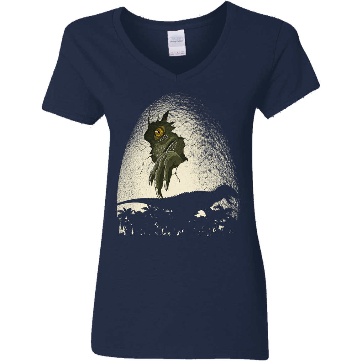 T-Shirts Navy / S A Nightmare is Born Women's V-Neck T-Shirt