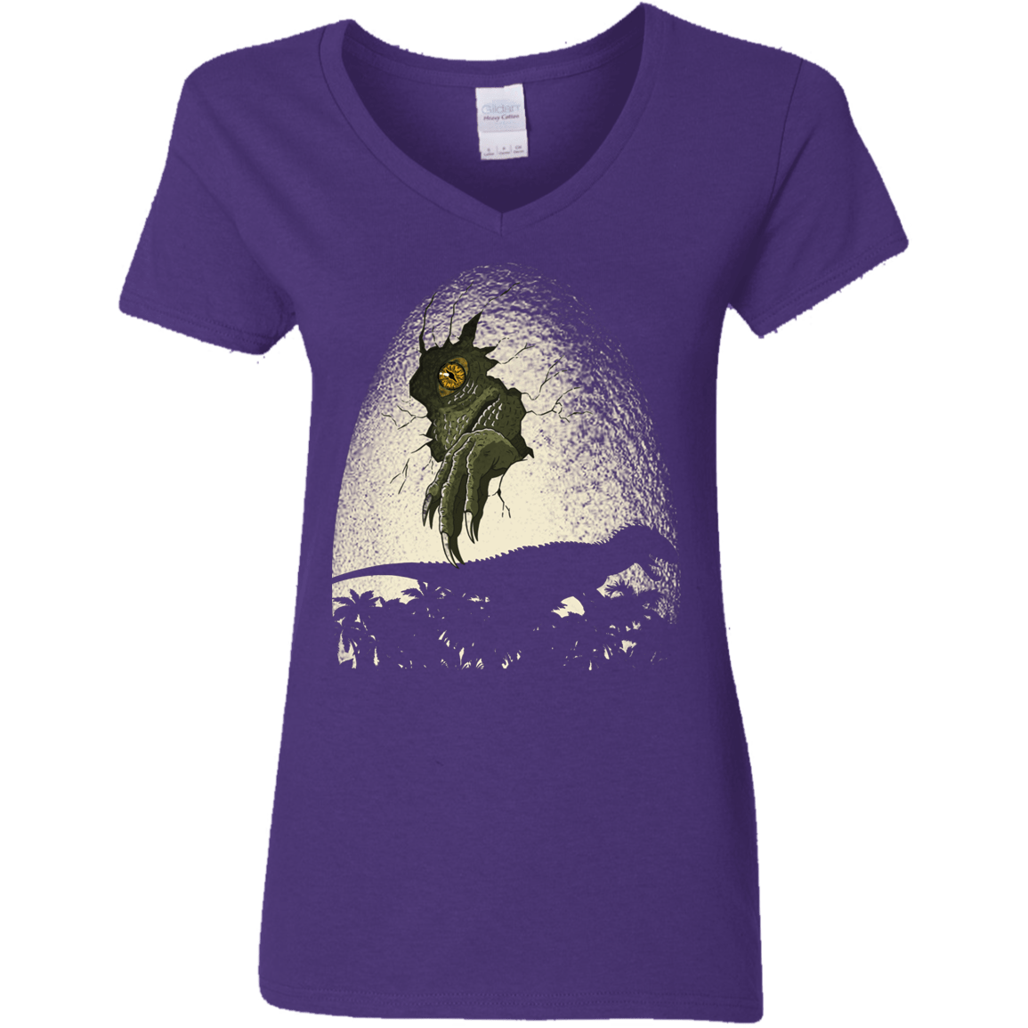 T-Shirts Purple / S A Nightmare is Born Women's V-Neck T-Shirt