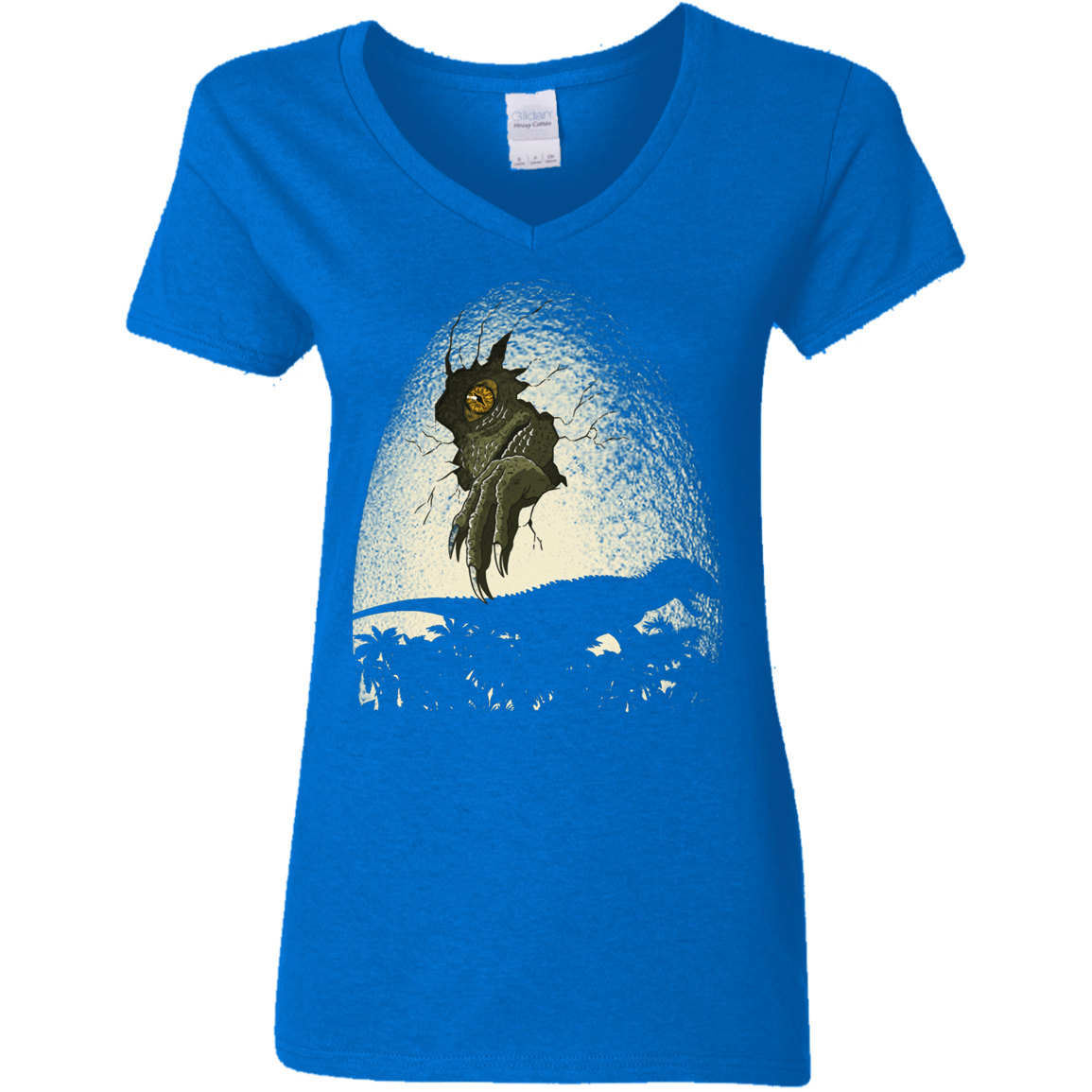 T-Shirts Royal / S A Nightmare is Born Women's V-Neck T-Shirt