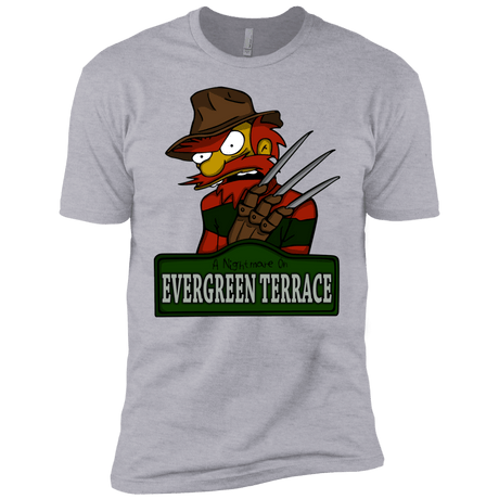 T-Shirts Heather Grey / YXS A Nightmare on Springfield Sin Tramas Boys Premium T-Shirt