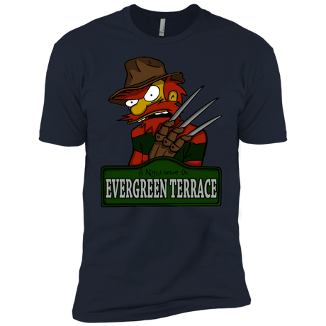 T-Shirts Midnight Navy / YXS A Nightmare on Springfield Sin Tramas Boys Premium T-Shirt
