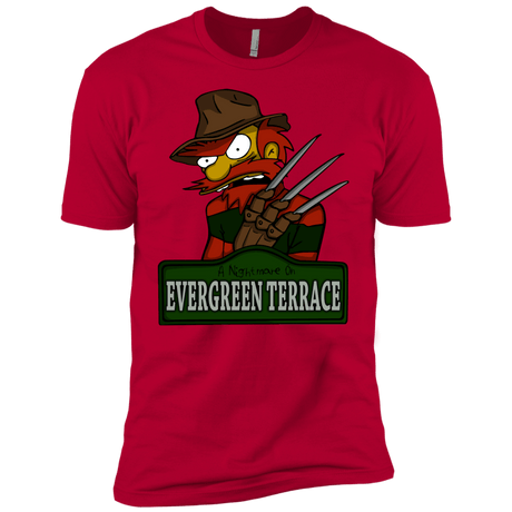 T-Shirts Red / YXS A Nightmare on Springfield Sin Tramas Boys Premium T-Shirt