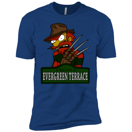 T-Shirts Royal / YXS A Nightmare on Springfield Sin Tramas Boys Premium T-Shirt