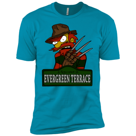 T-Shirts Turquoise / YXS A Nightmare on Springfield Sin Tramas Boys Premium T-Shirt