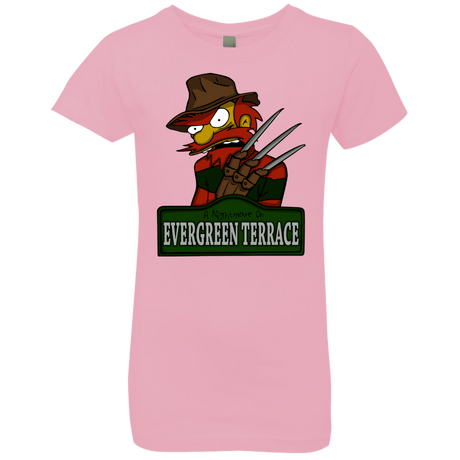T-Shirts Light Pink / YXS A Nightmare on Springfield Sin Tramas Girls Premium T-Shirt