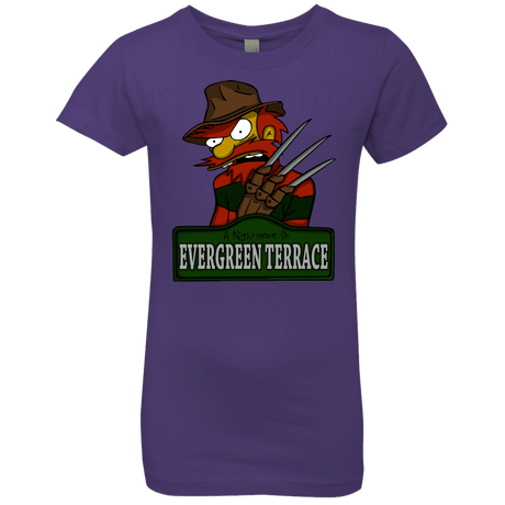 T-Shirts Purple Rush / YXS A Nightmare on Springfield Sin Tramas Girls Premium T-Shirt