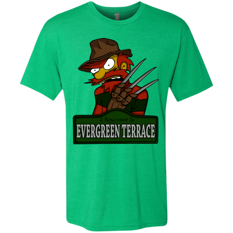 T-Shirts Envy / Small A Nightmare on Springfield Sin Tramas Men's Triblend T-Shirt