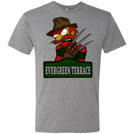 T-Shirts Premium Heather / Small A Nightmare on Springfield Sin Tramas Men's Triblend T-Shirt