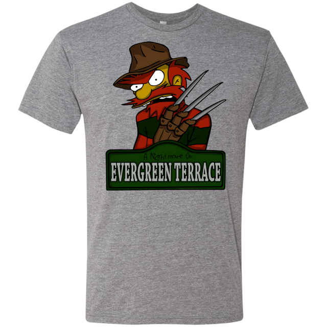 T-Shirts Premium Heather / Small A Nightmare on Springfield Sin Tramas Men's Triblend T-Shirt