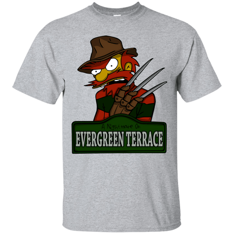 T-Shirts Sport Grey / Small A Nightmare on Springfield Sin Tramas T-Shirt