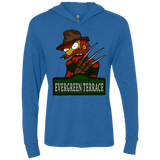 T-Shirts Vintage Royal / X-Small A Nightmare on Springfield Sin Tramas Triblend Long Sleeve Hoodie Tee