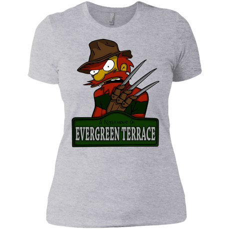 T-Shirts Heather Grey / X-Small A Nightmare on Springfield Sin Tramas Women's Premium T-Shirt