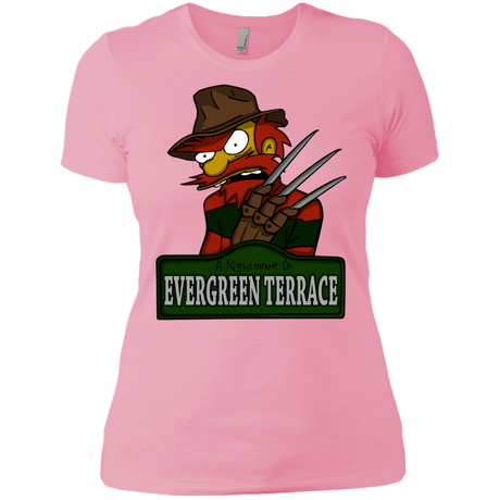 T-Shirts Light Pink / X-Small A Nightmare on Springfield Sin Tramas Women's Premium T-Shirt