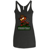 T-Shirts Vintage Black / X-Small A Nightmare on Springfield Sin Tramas Women's Triblend Racerback Tank
