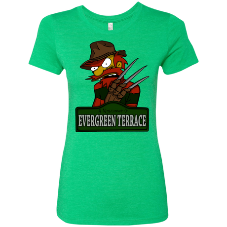T-Shirts Envy / Small A Nightmare on Springfield Sin Tramas Women's Triblend T-Shirt