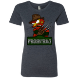 T-Shirts Vintage Navy / Small A Nightmare on Springfield Sin Tramas Women's Triblend T-Shirt