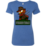 T-Shirts Vintage Royal / Small A Nightmare on Springfield Sin Tramas Women's Triblend T-Shirt