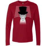 T-Shirts Cardinal / Small A One Or A Zero Men's Premium Long Sleeve