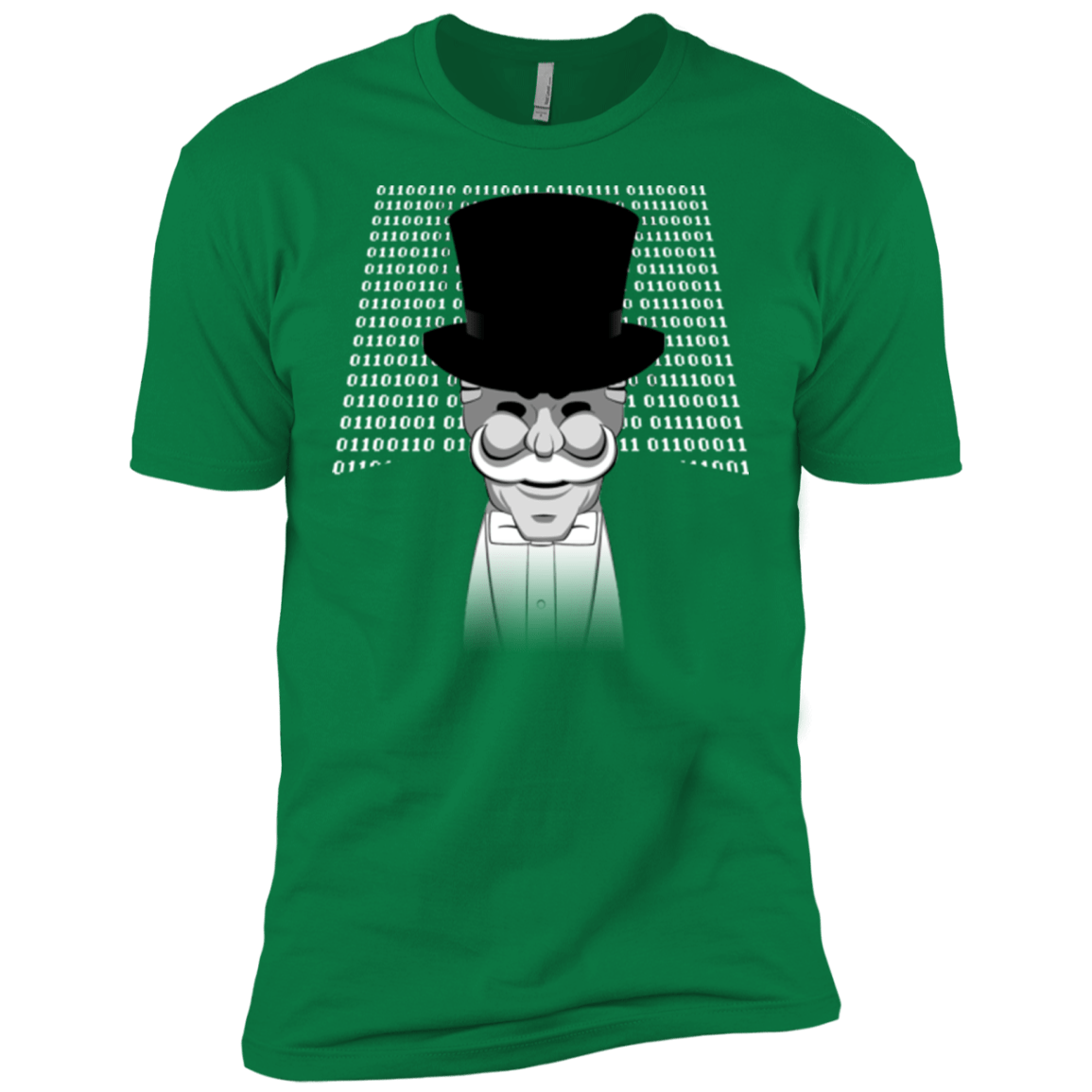 T-Shirts Kelly Green / X-Small A One Or A Zero Men's Premium T-Shirt