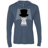 T-Shirts Indigo / X-Small A One Or A Zero Triblend Long Sleeve Hoodie Tee