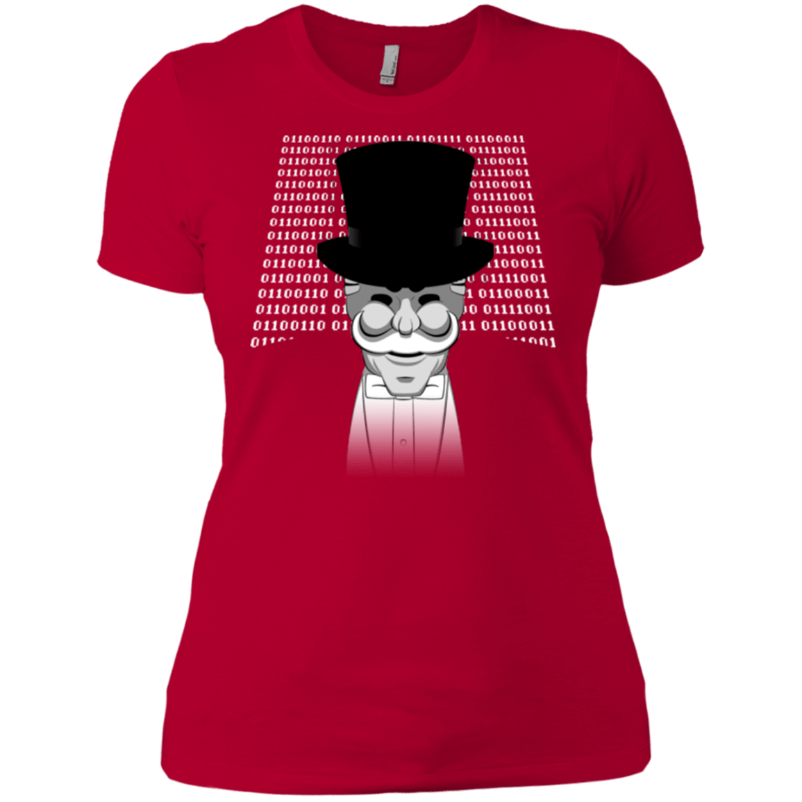 T-Shirts Red / X-Small A One Or A Zero Women's Premium T-Shirt
