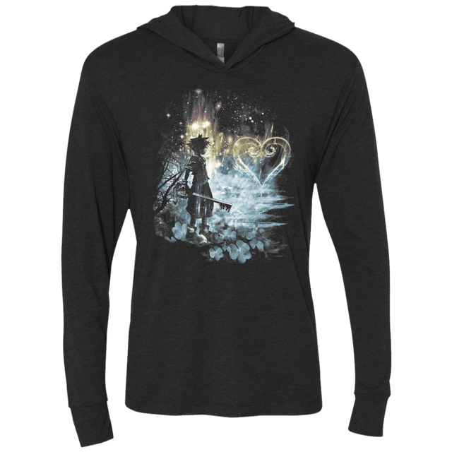 T-Shirts Vintage Black / X-Small A Path to the Heart Triblend Long Sleeve Hoodie Tee