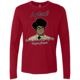 T-Shirts Cardinal / Small A Plan Men's Premium Long Sleeve