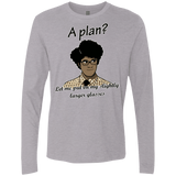 T-Shirts Heather Grey / Small A Plan Men's Premium Long Sleeve