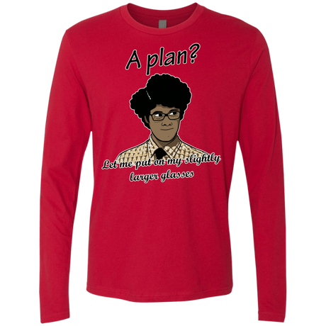 T-Shirts Red / Small A Plan Men's Premium Long Sleeve