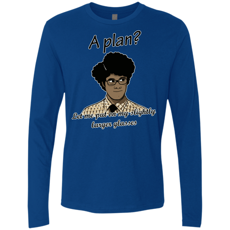 T-Shirts Royal / Small A Plan Men's Premium Long Sleeve