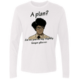 T-Shirts White / Small A Plan Men's Premium Long Sleeve