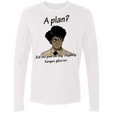 T-Shirts White / Small A Plan Men's Premium Long Sleeve