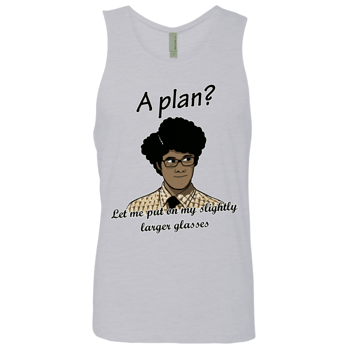 T-Shirts Heather Grey / Small A Plan Men's Premium Tank Top