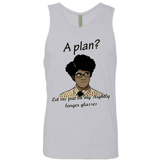 T-Shirts Heather Grey / Small A Plan Men's Premium Tank Top