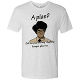 T-Shirts Heather White / Small A Plan Men's Triblend T-Shirt