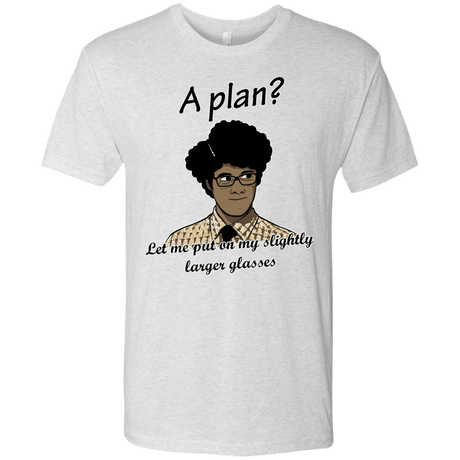 T-Shirts Heather White / Small A Plan Men's Triblend T-Shirt