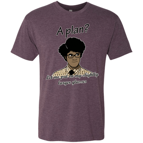 T-Shirts Vintage Purple / Small A Plan Men's Triblend T-Shirt