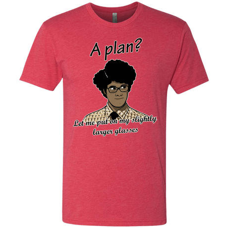 T-Shirts Vintage Red / Small A Plan Men's Triblend T-Shirt