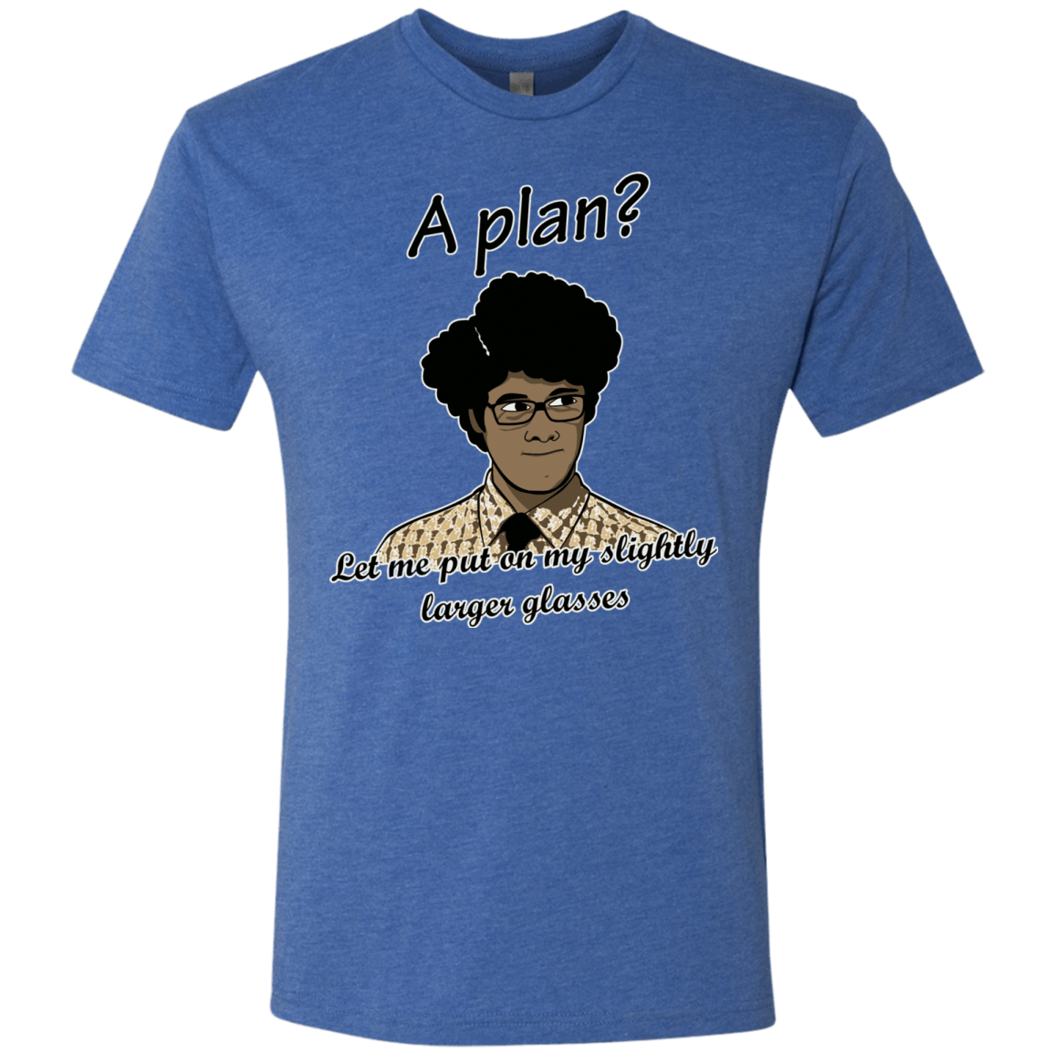 T-Shirts Vintage Royal / Small A Plan Men's Triblend T-Shirt