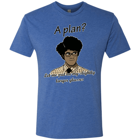 T-Shirts Vintage Royal / Small A Plan Men's Triblend T-Shirt