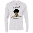 T-Shirts Heather White / X-Small A Plan Triblend Long Sleeve Hoodie Tee