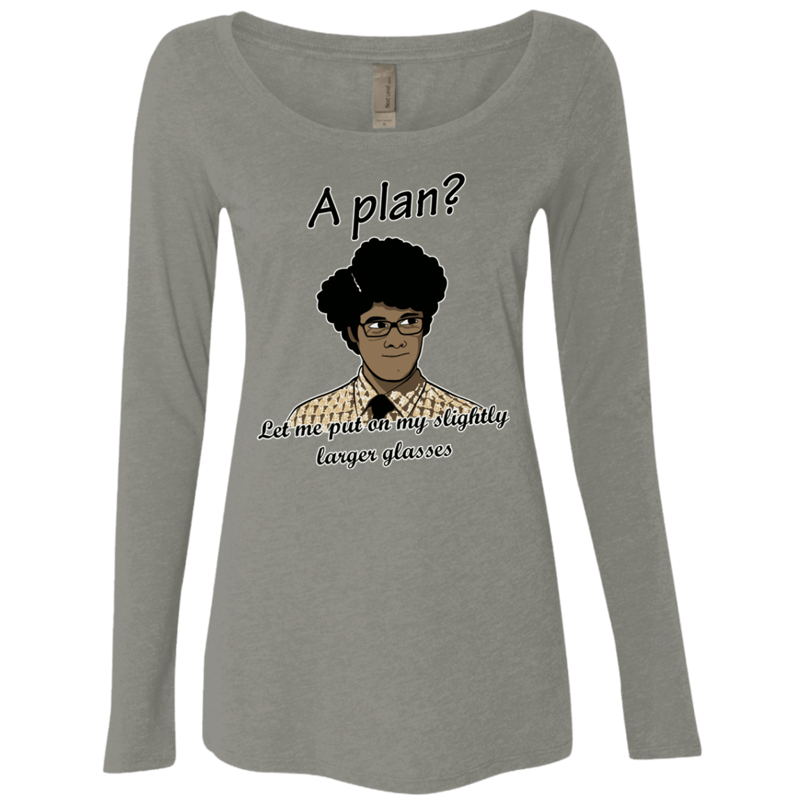 T-Shirts Venetian Grey / Small A Plan Women's Triblend Long Sleeve Shirt