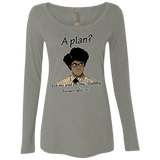 T-Shirts Venetian Grey / Small A Plan Women's Triblend Long Sleeve Shirt