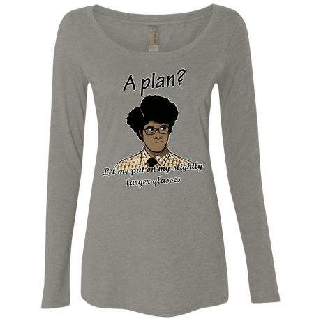 T-Shirts Venetian Grey / Small A Plan Women's Triblend Long Sleeve Shirt